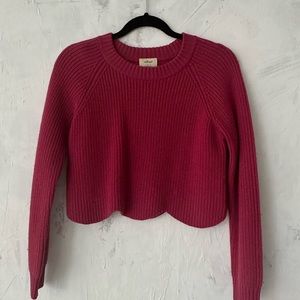Scalloped Aritzia Sweater